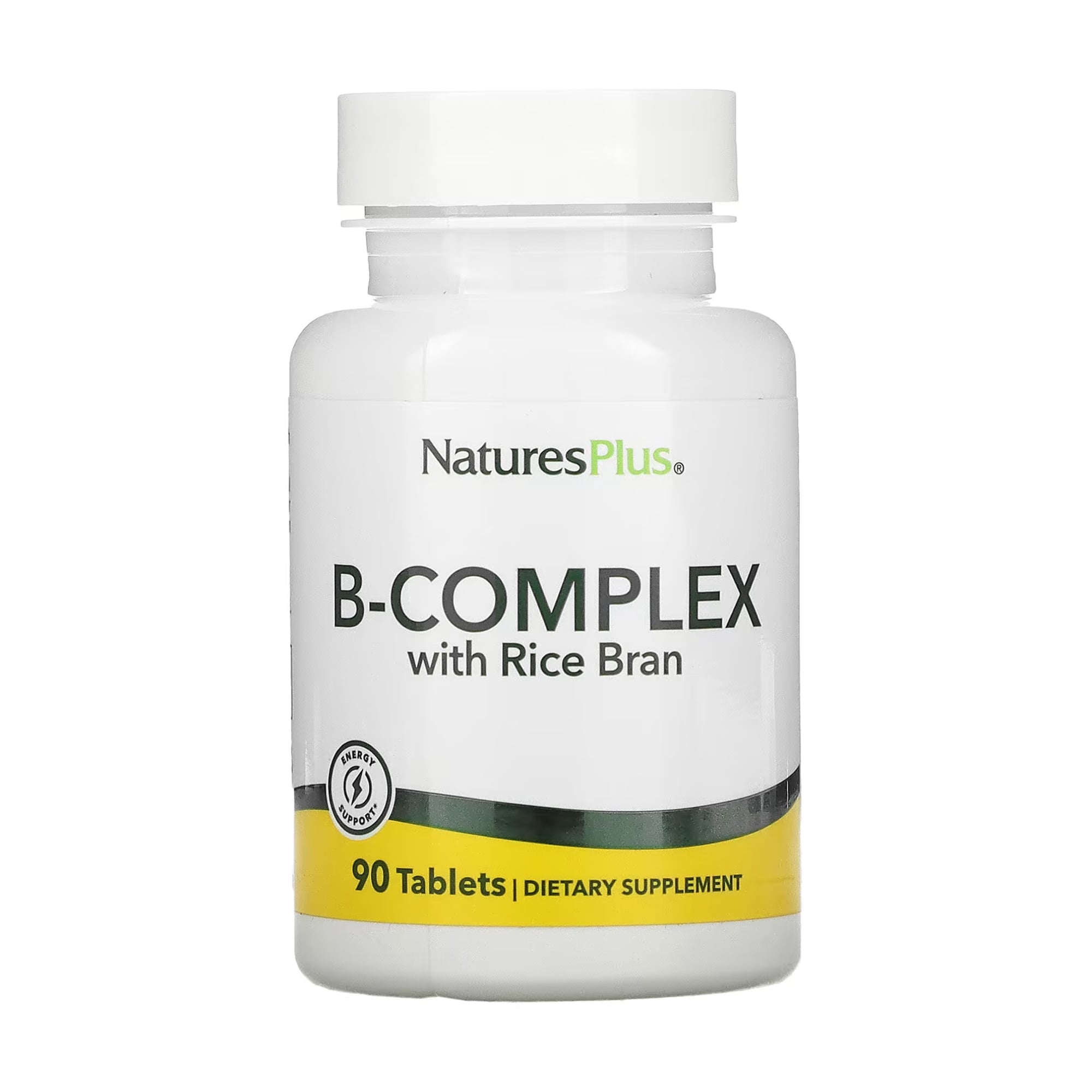 В-комплекс з рисовими висівками NaturesPlus B-Complex With Rice Bran, 90 таблеток